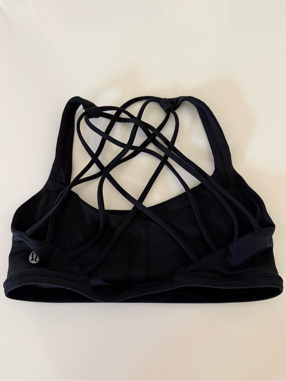 lululemon athletica Strappy Back Sports Bra - Black Size 4